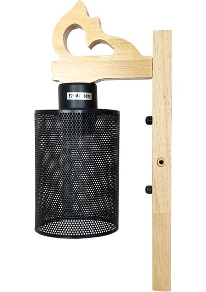 Rustik Ahşap Duvar Işık Fikstürü, E26 E27 Taban Duvar Montajı Işık Armatürleri (Yurt Dışından) fırsatları