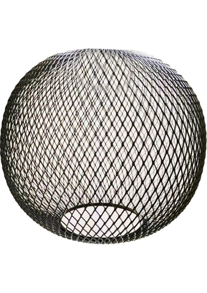 Kolye Lamba Gölge Ampul Koruma Koruyucu Ampul Asılı Işık Kapağı Vintage Tarzı Siyah Top Lamba Kapağı (Yurt Dışından) modelleri