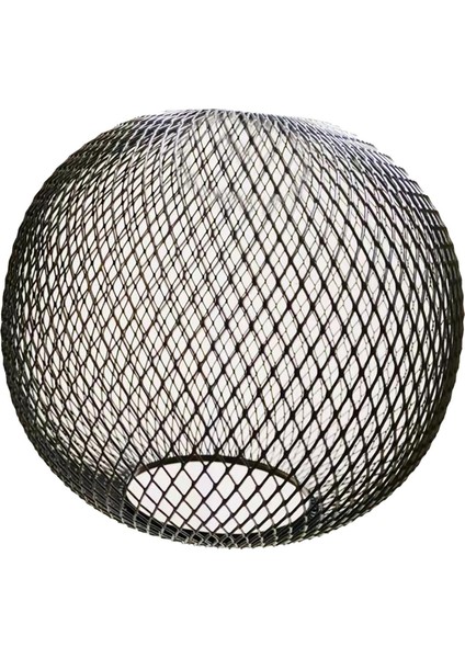 Kolye Lamba Gölge Ampul Koruma Koruyucu Ampul Asılı Işık Kapağı Vintage Tarzı Siyah Top Lamba Kapağı (Yurt Dışından) indirimleri