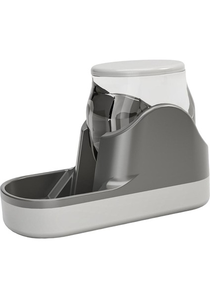 Şişe Asma Anti-Akışlı Kase Su Dispenseri Sandık Kedileri Gri (Yurt Dışından) indirimleri