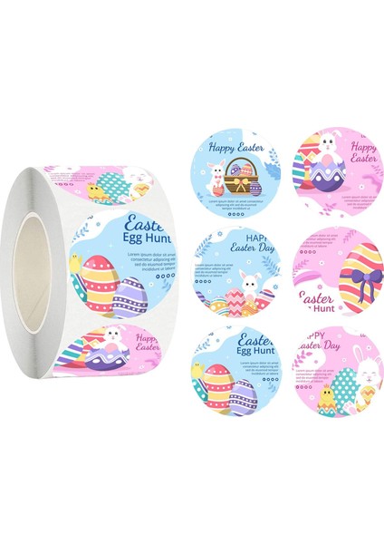 500PCS Sevimli Paskalya Çıkartmaları Zarflar Için Sızdırmazlık Çıkartmaları Stil A Için Etiket Kırtasiyesi (Yurt Dışından)