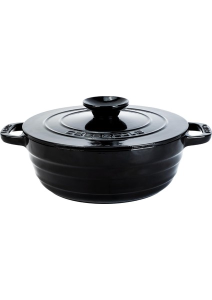 Döküm Yuvarlak Tencere Döküm Demir Kapak Experience Serisi ÇAP(Ø)28CM