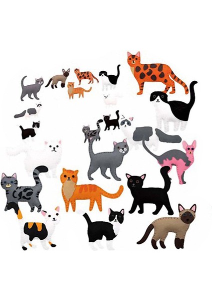 Dikiş Kitleri Sanat Başlangıç ​​gençler Kedi Için Kendi Dolgulu Hayvanınızı Yapın (Yurt Dışından)