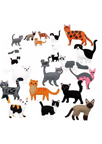 Dikiş Kitleri Sanat Başlangıç ​​gençler Kedi Için Kendi Dolgulu Hayvanınızı Yapın (Yurt Dışından) modelleri