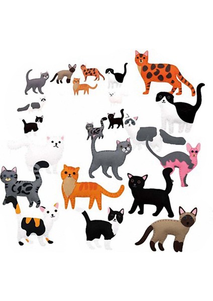 Dikiş Kitleri Sanat Başlangıç ​​gençler Kedi Için Kendi Dolgulu Hayvanınızı Yapın (Yurt Dışından) fırsatları