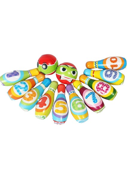 12 Parçalı Mini Bowling Set Çocuklar Oyun Oyuncak Açık Kapalı Oyuncak (Yurt Dışından) fırsatları