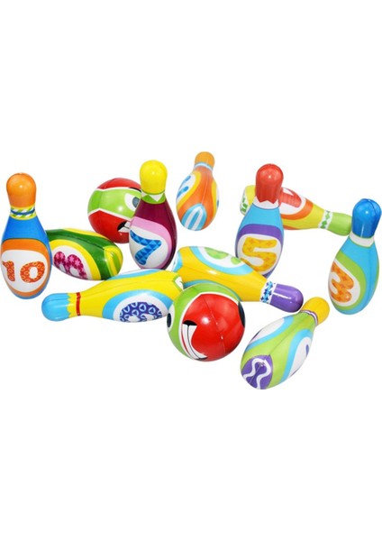 12 Parçalı Mini Bowling Set Çocuklar Oyun Oyuncak Açık Kapalı Oyuncak (Yurt Dışından) indirimleri