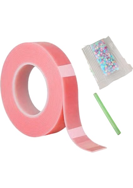 Kısır Bant Montaj Bandı Ağır Hizmet Güçlü Bant Yıkanabilir Haddeleme 1MMX3CMX1M Pembe (Yurt Dışından)
