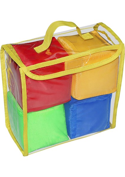 4 Inç Oyun Oyun S Yumuşak Köpük Küpleri Erken Öğretme Küpleri Öğrenme 4 Pcs 10CM-JAUNE (Yurt Dışından)