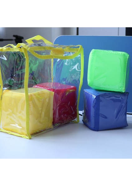 4 Inç Oyun Oyun S Yumuşak Köpük Küpleri Erken Öğretme Küpleri Öğrenme 4 Pcs 10CM-JAUNE (Yurt Dışından)