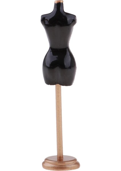 6x1/12 Ölçekli Bebek Evi Minyatür Manken Model Ekran Stand Dekor Siyah 6 Pcs (Yurt Dışından) fırsatları