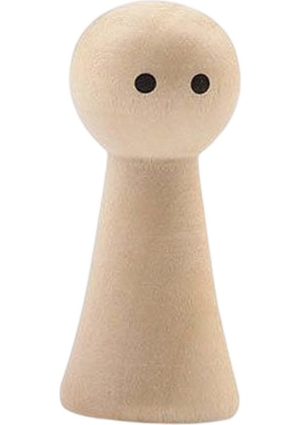 Ahşap Figürinler Festivaller Için Bitmemiş Ahşap Peg Bebek Boyamak Için Dolap Çubuğu 3.4cmx1.5cm Tur (Yurt Dışından)