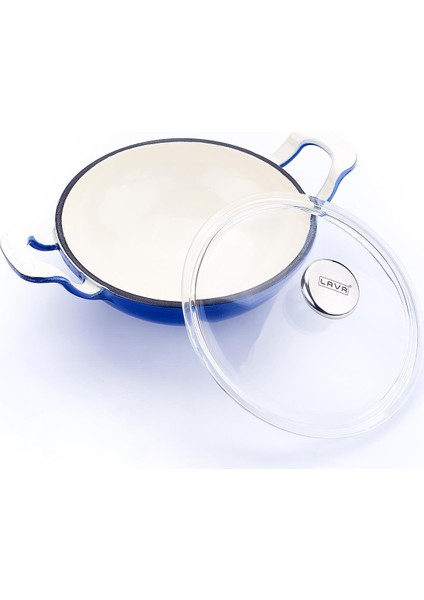 Döküm Mini Wok Yekpare Kulplu Cam Kapaklı Edition Serisi ÇAP(Ø)16CM. indirimleri