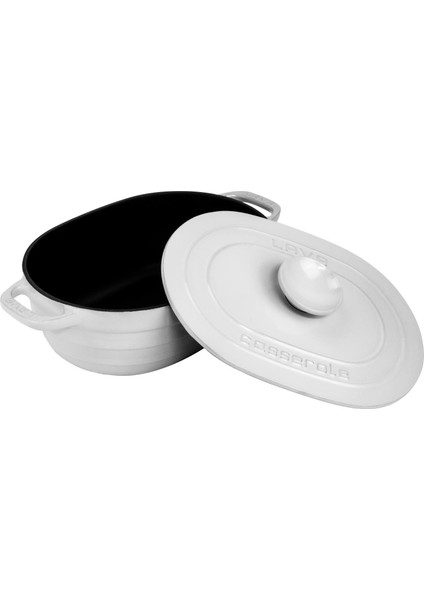 Döküm Oval Tencere Döküm Demir Kapak Experience Majolik Serisi Ölçü 24X33CM. modelleri