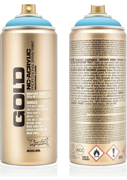 Montana Gold Akrilik Sprey Boya 400ML Baby Blue 5020 modelleri