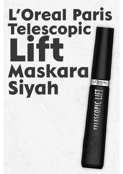 Loreal Paris Telescopic Lift Maskara Siyah