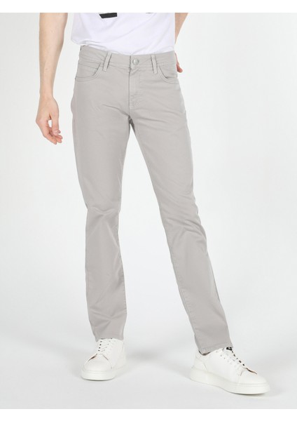 Straight Fit Düşük Bel Düz Paça Erkek Taş Pantolon