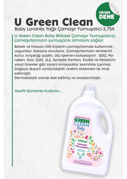 Baby Çamaşır Yumuşatıcısı 2750 ml Yıkama