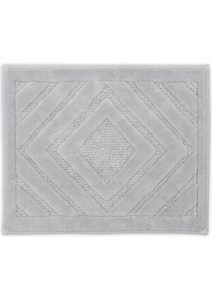 Home Tiara Pamuklu 2'li Banyo Paspası 50 x 60 cm - 60 x 100 cm - Gri