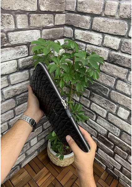 Nakış Desenli Siyah Clutch Çanta modelleri