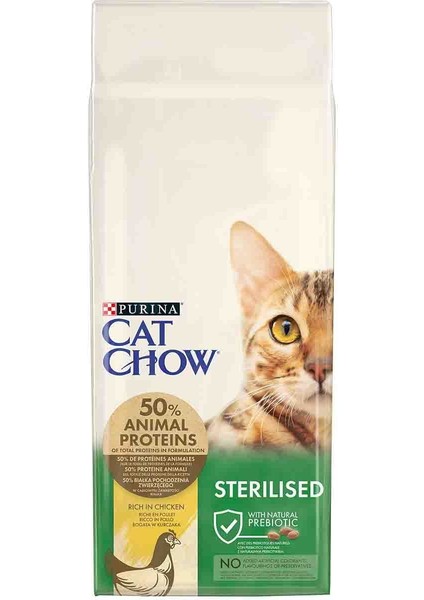 Tavuk Etli Kısırlaştırılmış Kedi Maması 15 kg