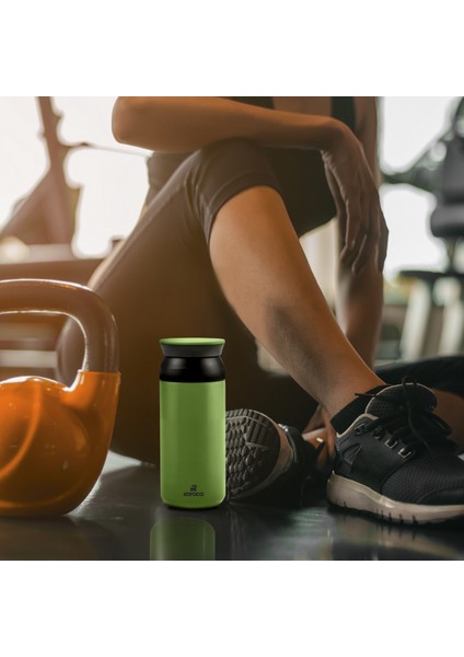 Rainbow Green Paslanmaz Çelik Termos 350 ml (8 Saate Kadar Sıcak/Soğuk Tutma) fırsatları