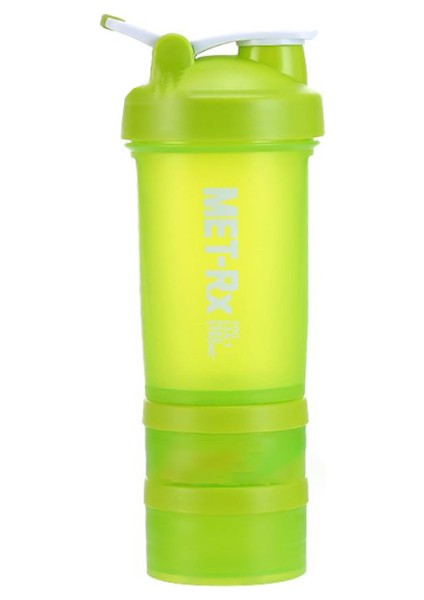 Shake Mikser Bardak Bölücü Protein Fitness Spor Su Bardağı Plastik Blender Bardak 500ML (Yurt Dışından)