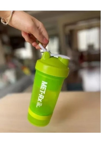 Shake Mikser Bardak Bölücü Protein Fitness Spor Su Bardağı Plastik Blender Bardak 500ML (Yurt Dışından)