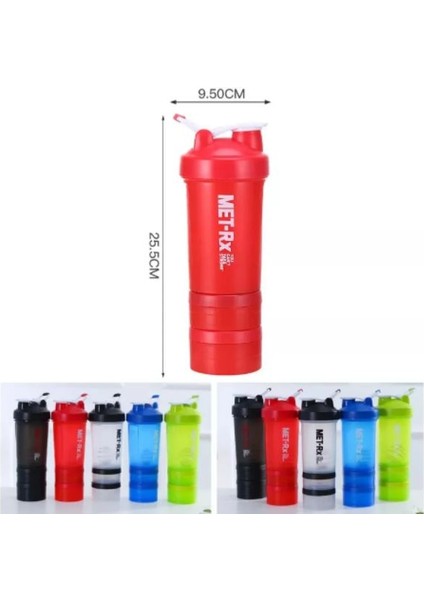 Shake Mikser Bardak Bölücü Protein Fitness Spor Su Bardağı Plastik Blender Bardak 500ML (Yurt Dışından)