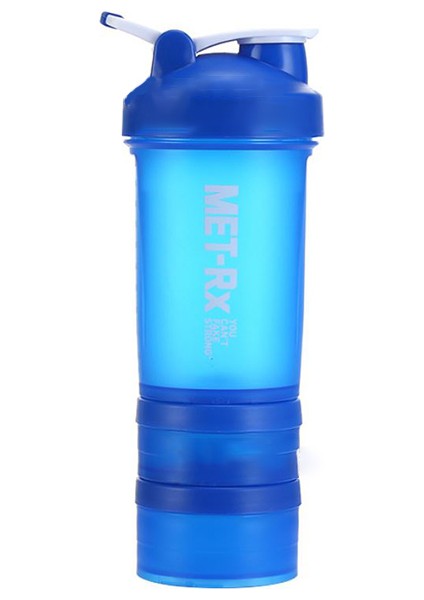 Shake Mikser Bardak Bölücü Protein Fitness Spor Su Bardağı Plastik Blender Bardak 500ML (Yurt Dışından)