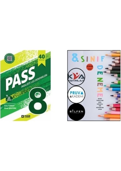 Pass 8 - 3'lü Süper Yeni Nesil Deneme(Nitelik Yayınları -Pruva Akademi-Kva)