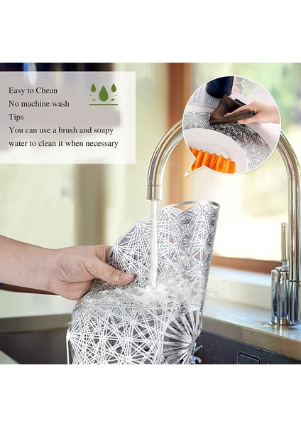 6'lı Yuvarlak Servis Altlığı Seti (Gümüş) (Yurt Dışından) fiyatları