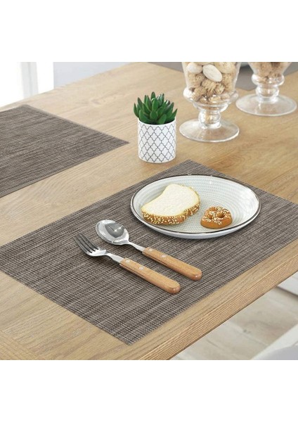 4'lü Yıkanabilir Bardak Altlığı Seti 45X30CM (Gri) (Yurt Dışından) fiyatları