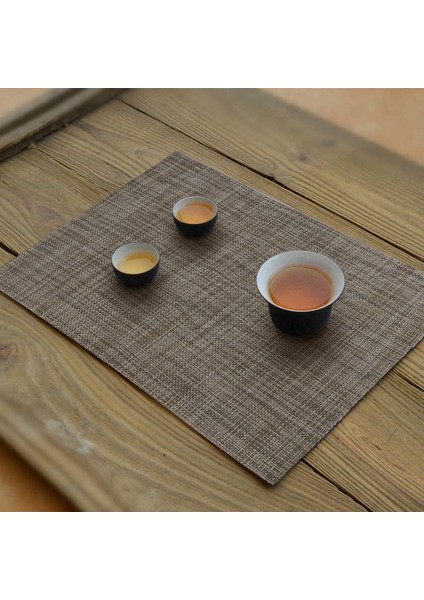 4'lü Yıkanabilir Bardak Altlığı Seti 45X30CM (Gri) (Yurt Dışından) modelleri