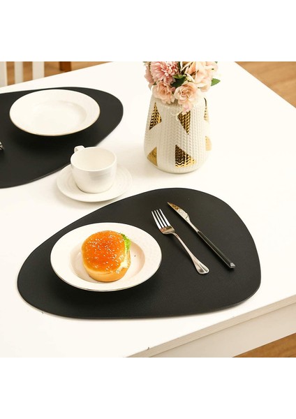 6'lı Kaymaz Bardak Altlığı Seti 38CM (Siyah) (Yurt Dışından) modelleri