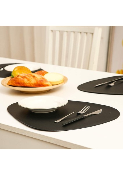 6'lı Kaymaz Bardak Altlığı Seti 38CM (Siyah) (Yurt Dışından) fırsatları