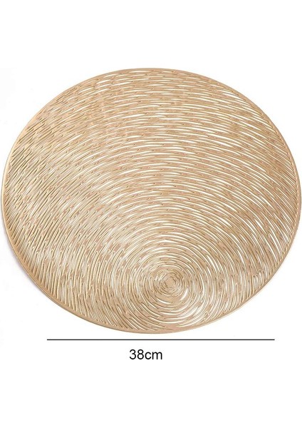 4'lü Folyolu Servis Altlığı Seti (Altın) (Yurt Dışından) fiyatları