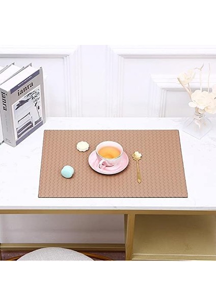 4'lü Yaratıcı Servis Altlığı Seti 43X30CM (Siyah) (Yurt Dışından) fiyatları