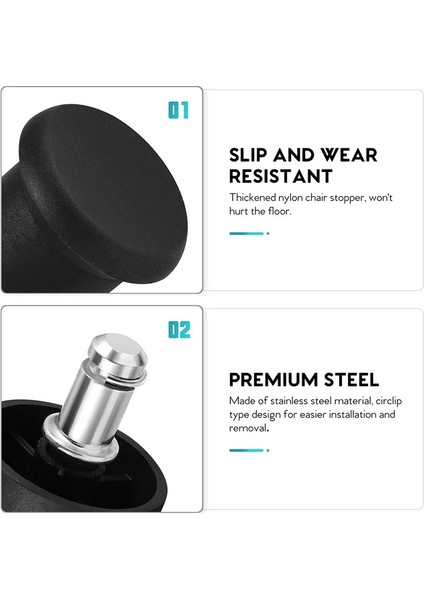 Keçe Ped 5 Parça Siyah Set (Yurt Dışından) modelleri