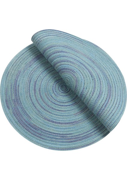 6'lı Dokuma Servis Altlığı Seti 38CM (Mavi) (Yurt Dışından) modelleri