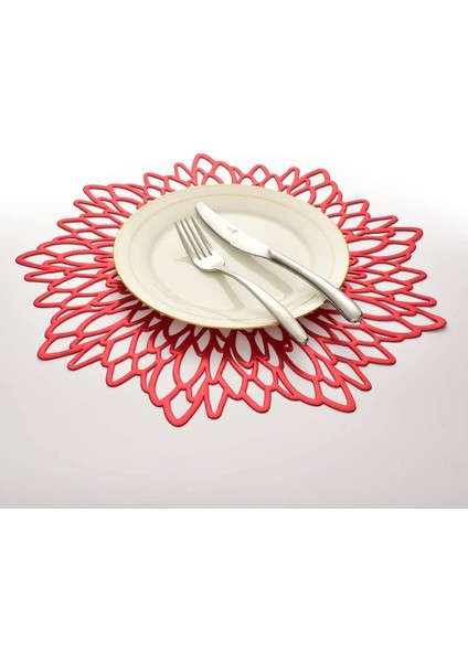 8 Isıya Dayanıklı Fincan Tabağı (Kırmızı) (Yurt Dışından) fiyatları