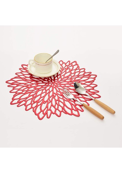 8 Isıya Dayanıklı Fincan Tabağı (Kırmızı) (Yurt Dışından) modelleri