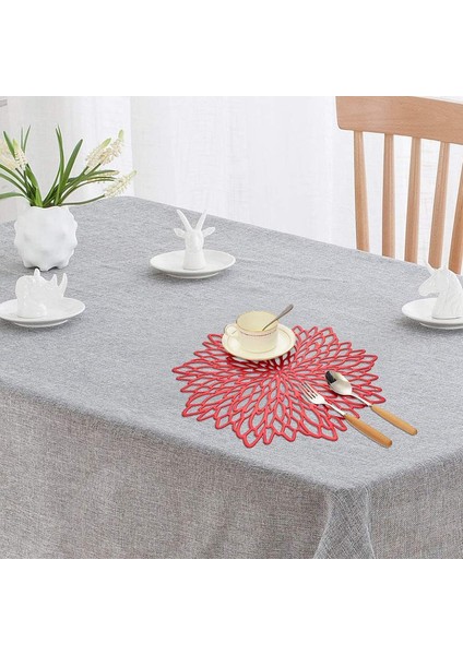 8 Isıya Dayanıklı Fincan Tabağı (Kırmızı) (Yurt Dışından) indirimleri