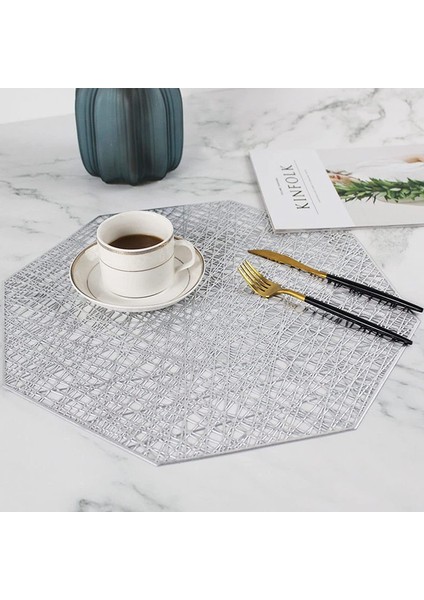 4x 38CM Kesilmiş Servis Altlıkları (Gümüş) (Yurt Dışından) modelleri