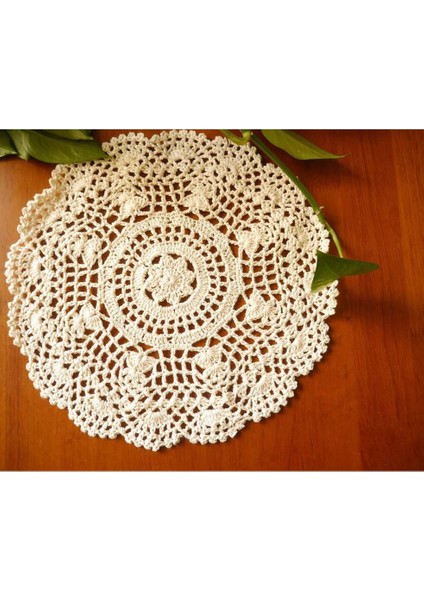 1 x 30CM El Tığ Işi Servis Altlığı (Bej) (Yurt Dışından) fiyatları