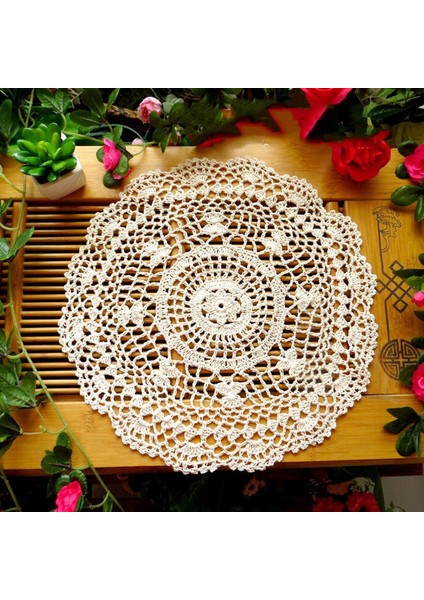 1 x 30CM El Tığ Işi Servis Altlığı (Bej) (Yurt Dışından) indirimleri