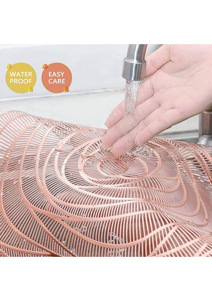 6'lı Güllü Servis Altlığı Seti (Gül) (Yurt Dışından) fırsatları