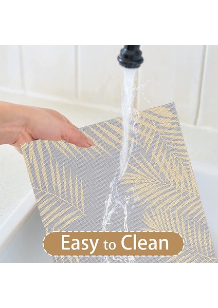 4'lü Pvc Bardak Altlığı Seti 44*29CM (Gri) (Yurt Dışından) modelleri