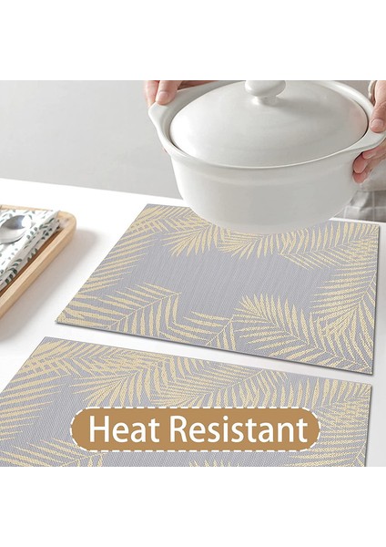 4'lü Pvc Bardak Altlığı Seti 44*29CM (Gri) (Yurt Dışından) fırsatları