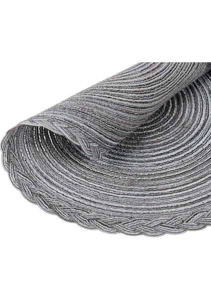 6'lı Dokuma Bardak Altlığı Seti 38CM (Koyu Gri) (Yurt Dışından) fırsatları